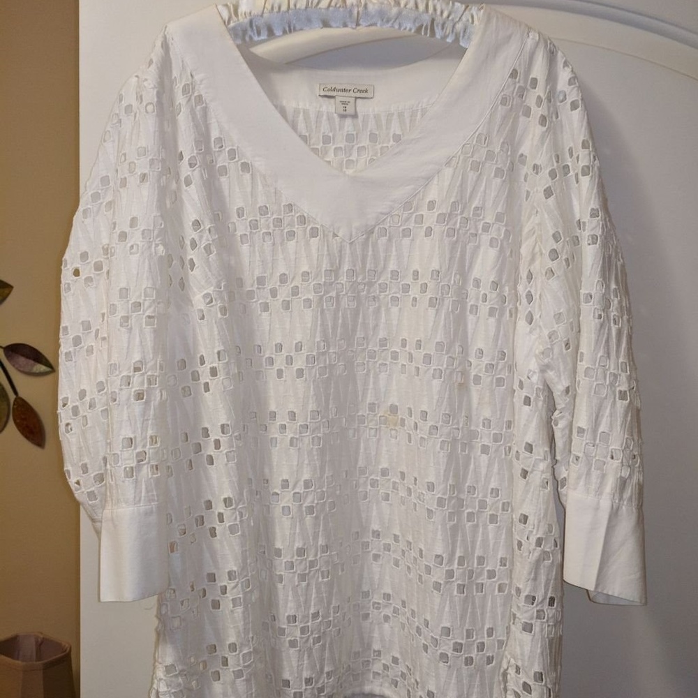 Coldwater Creek V-Neck tunic/blouse